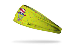 Capitol Catching: Lime Rainbow Sprinkle Big Bang Lite Headband
