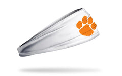 Clemson Tigers: Logo White Big Bang Lite Headband