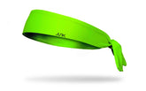 Neon Green Flex Tie Headband
