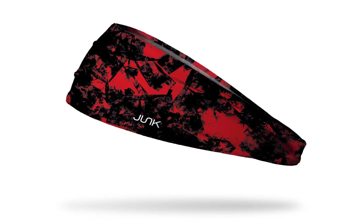 Gridiron Red Black Big Bang Lite Headband