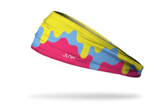 Hot Yellow Double Drip Big Bang Lite Headband