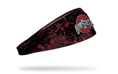 Ohio State: Grunge Black Big Bang Lite Headband