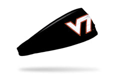 Virginia Tech: Logo Black Big Bang Lite Headband