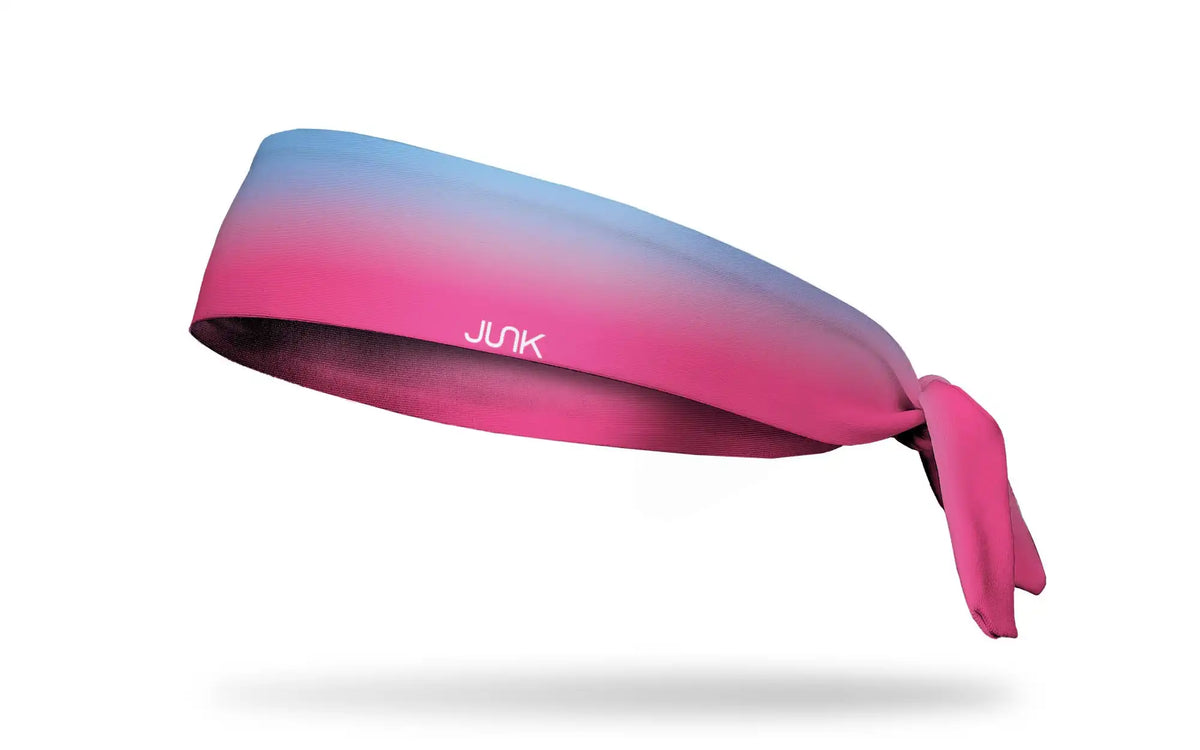 Ribbie Blue Flex Tie Headband
