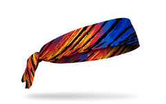Saja Stripes Flex Tie Headband